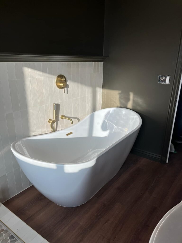 Beautiful Tub Installation